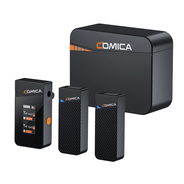 COMICA  2.4G Dual-channel Mini Wireless Microphone
