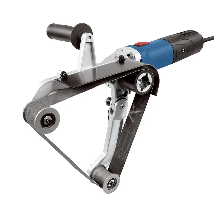 G-Max портативный Электрический полировщик труб из нержавеющей стали DIY промышленный ленточный шлифовальный станок трубы с детализацией 220 В 180 мм Диаметр