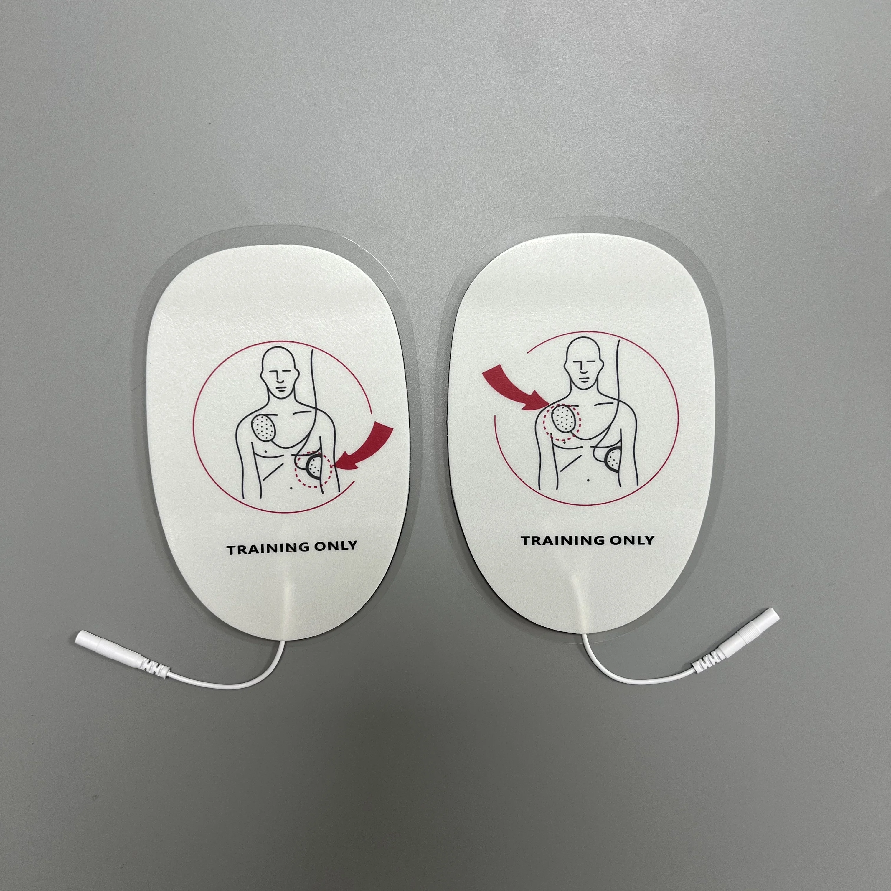 China Manufacture Adult Children Defibrillator AED Electrode Pads for AED Defibrillator Training