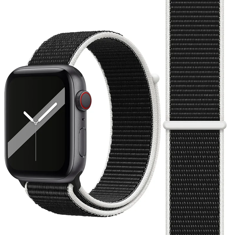 Ремешок спортивный нейлоновый для iwatch 1 2 3 4 5 6 44 мм 40 42