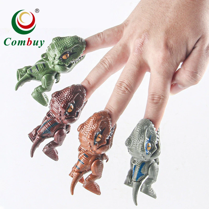 Bite fingers carry key chain model cute mini toy dinosaur
