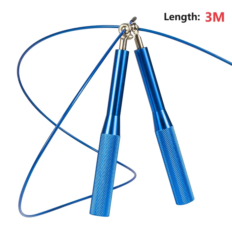 Hot Selling Weighted Skipping Speed Jump Rope Stainless Steel Wire Adjustable Jump Rope fitness home gym exercises Accessories