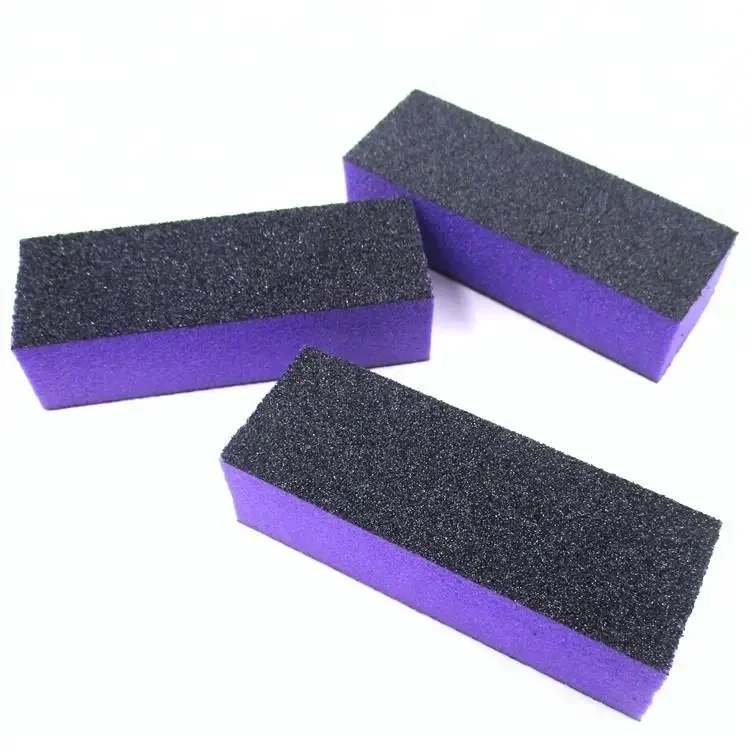 Wholesales Private label logo Nail File Sponge Sanding Block Nail Buffer