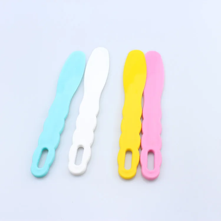 Disposable dental laboratory plastic mixing spatula plaster shaker in 4 colors