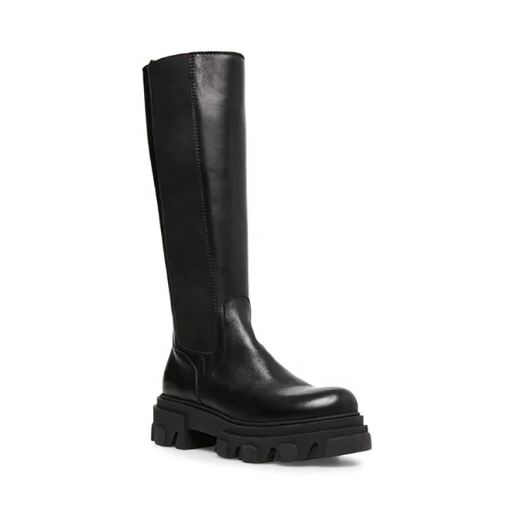 New custom fashion design ladies platform winter boots luxury lady shoes