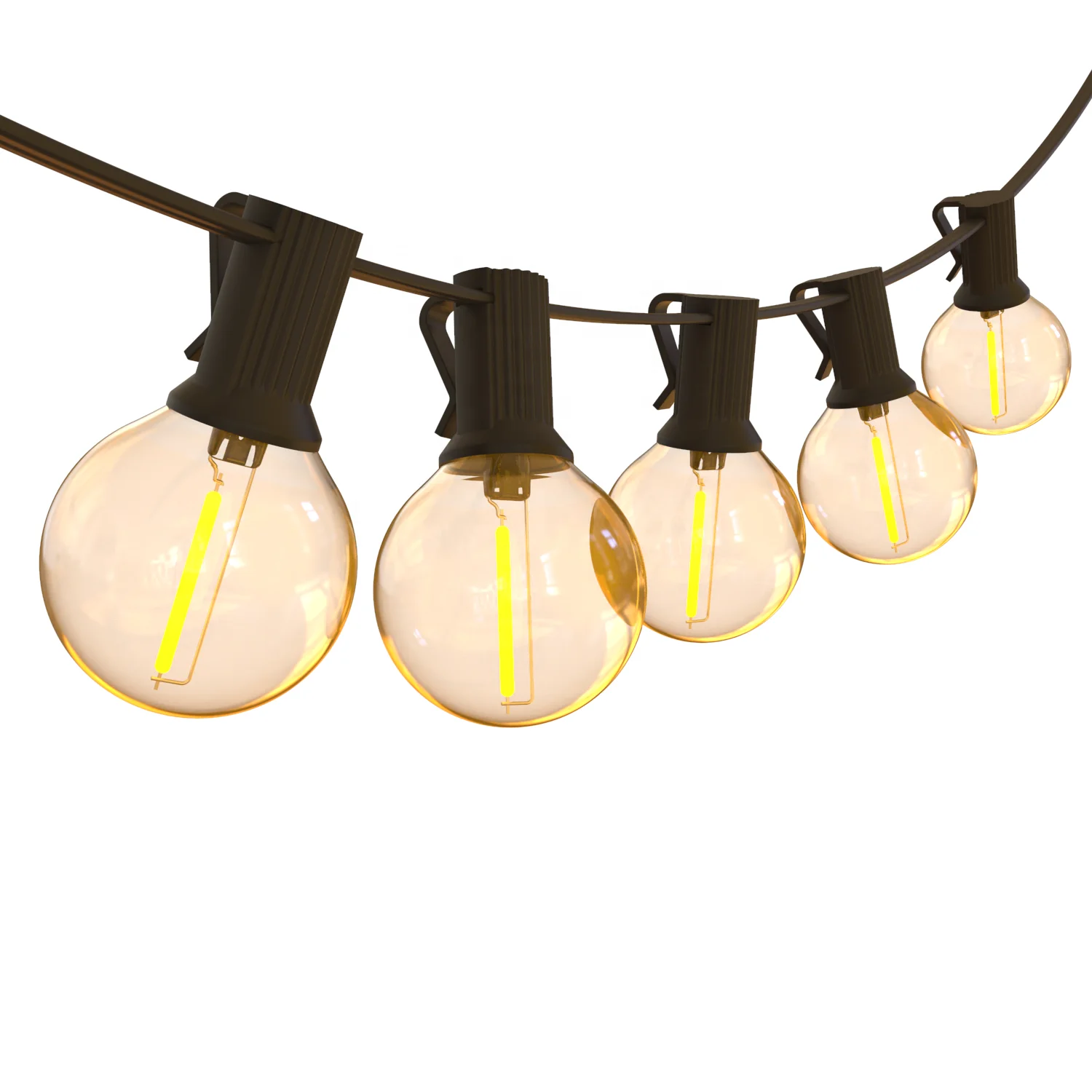 Garden String Lights 50ft Garden Patio Led String Light Brimax G40 Outdoor Indoor/outdoor Decoration Soft Warm White Plastic 360