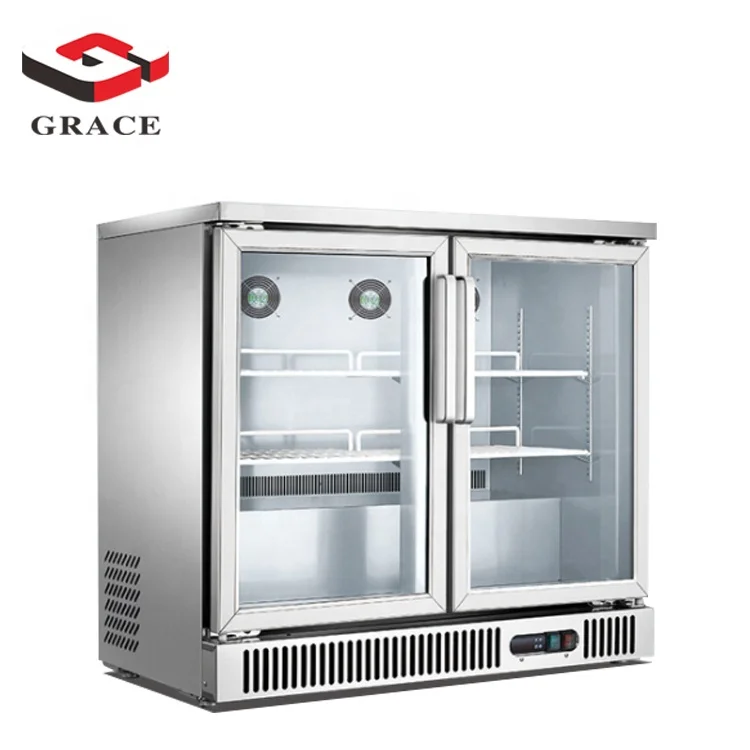 Commercial Milk Bubble Tea Counter Equipment Coffee Shop Bar Refrigerator Worktop