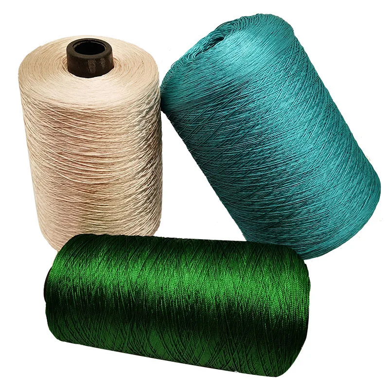 100% crochet thread polypropylene filament yarn 300D/3 400D/3 Sewing twist thread for embroidery  thread machine