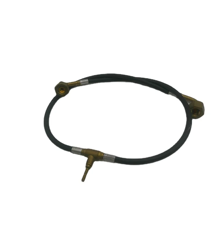 Шланг высокого давления из ПВХ с фитингами ID2.6mm X OD5.8mm груди P 400 бар используется для компрессорного блока переключатель 1 метр