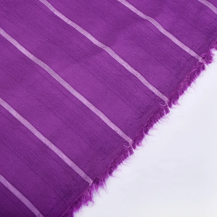 New Design Wholesale Custom Stripes Design Light Weight Nylon Cotton NR Woven Jacquard Fabric for Coats