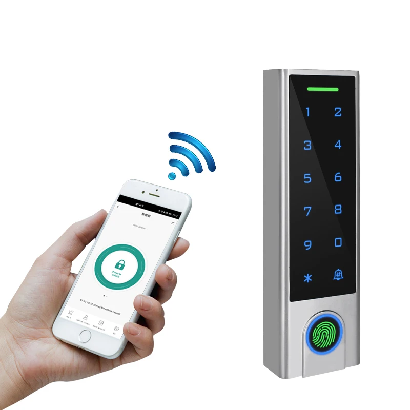 Secukey HF3-WiFi биометрическая дактилоскопическая система управления доступом клавиатуры металла IP66 Tuya Wi-Fi контроля