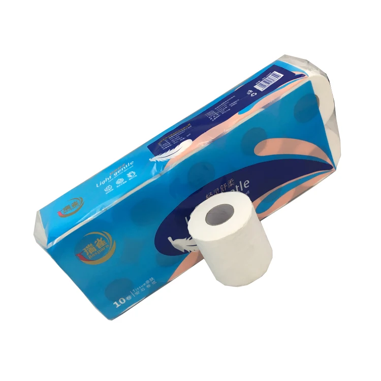 2Ply 3Ply 4Ply  Wholesale Virgin Wood Pulp Core Toilet Paper Roll