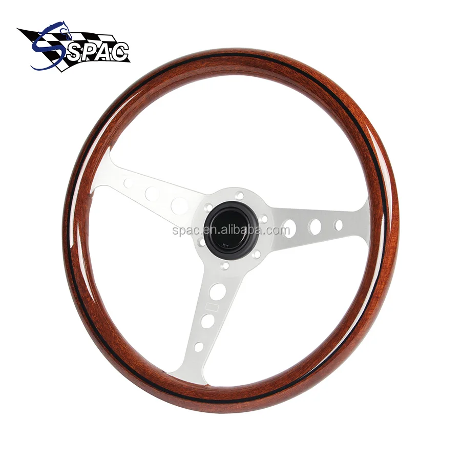 358mm Deep Dish Drifting Steering Wheel Universal Copy Wood Racing Sport Steering Wheel