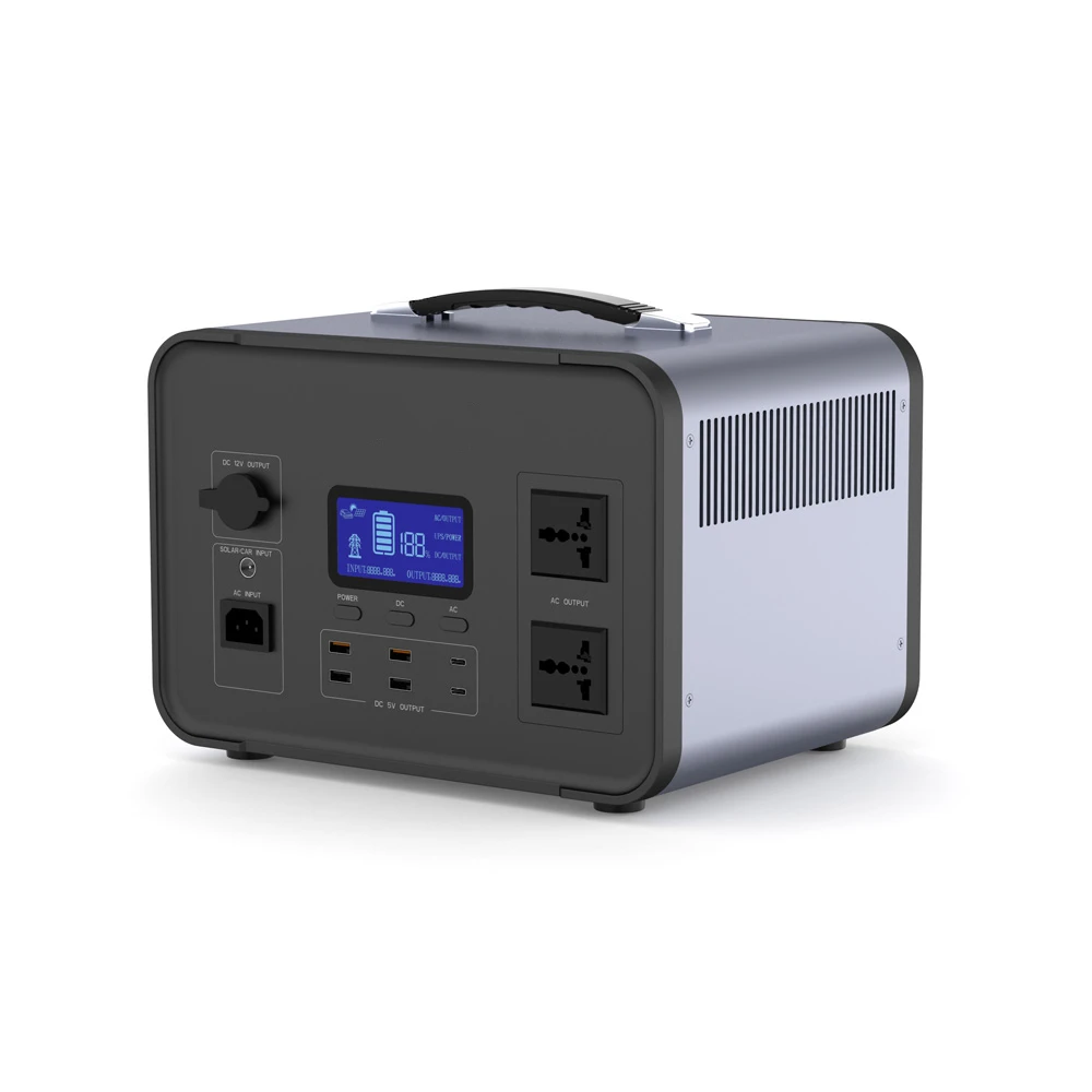 Waterproof outdoor solar charger station mobile phone laptop camping 1000W 2000w 3000W solar generator portable power station