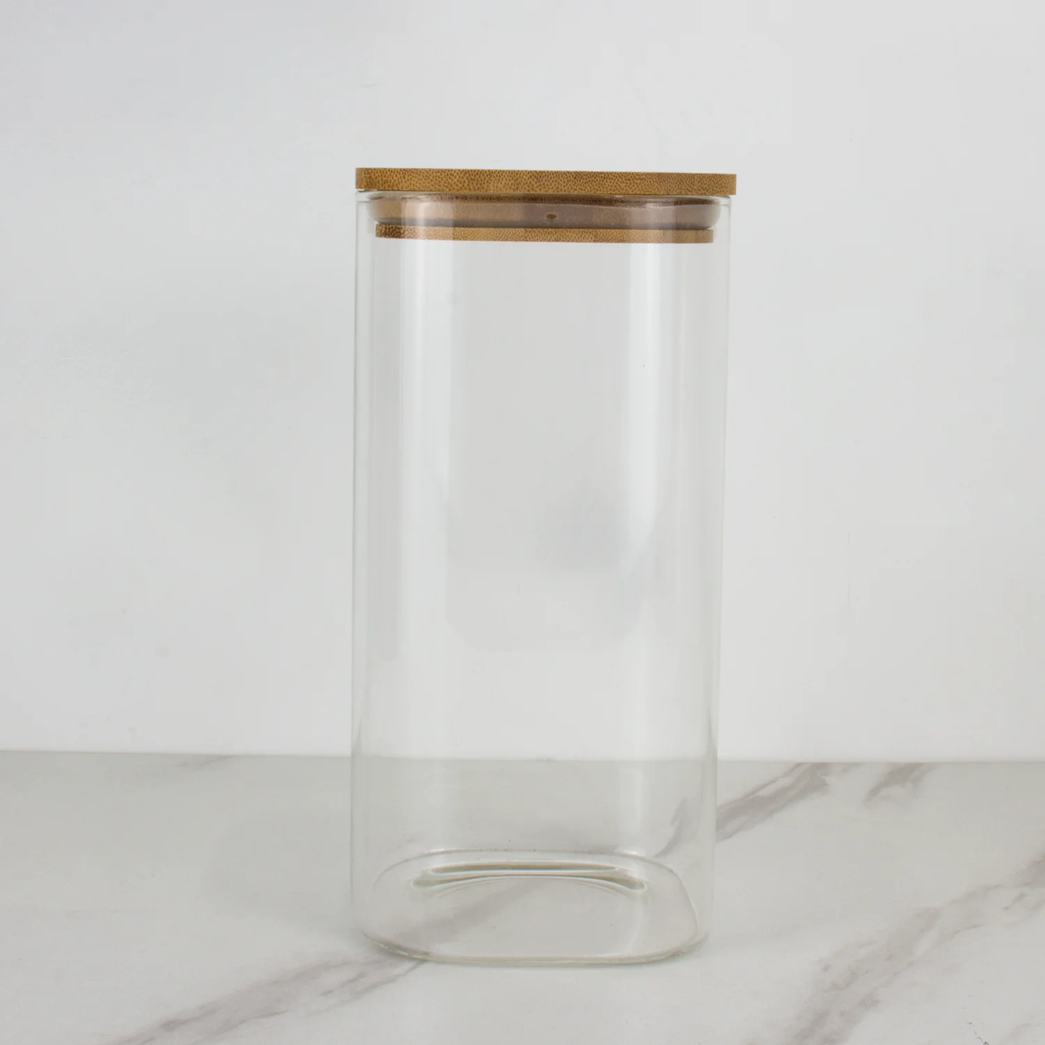 Wholesale Selling Eco-friendly kitchen storage glass jar use be candy coffee bulk food pasta