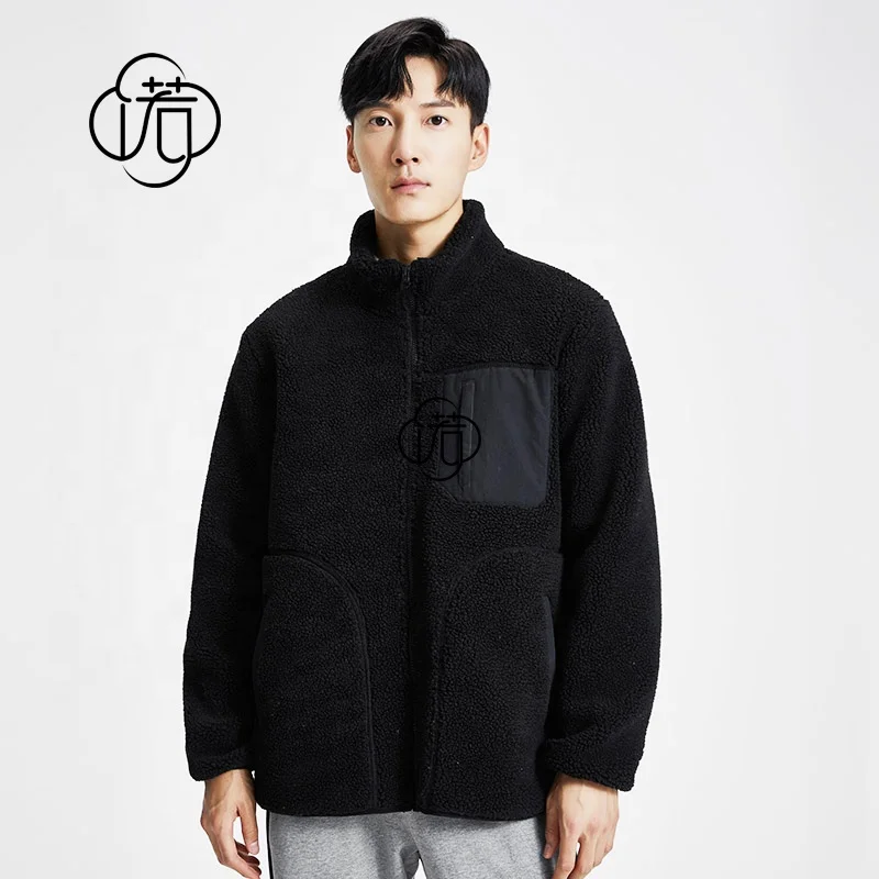 Wholesale Latest Winter Solid Color Fleece Jacket Coat Teddy Sherpa Fleece Warm Oversized Teddy Hoodie