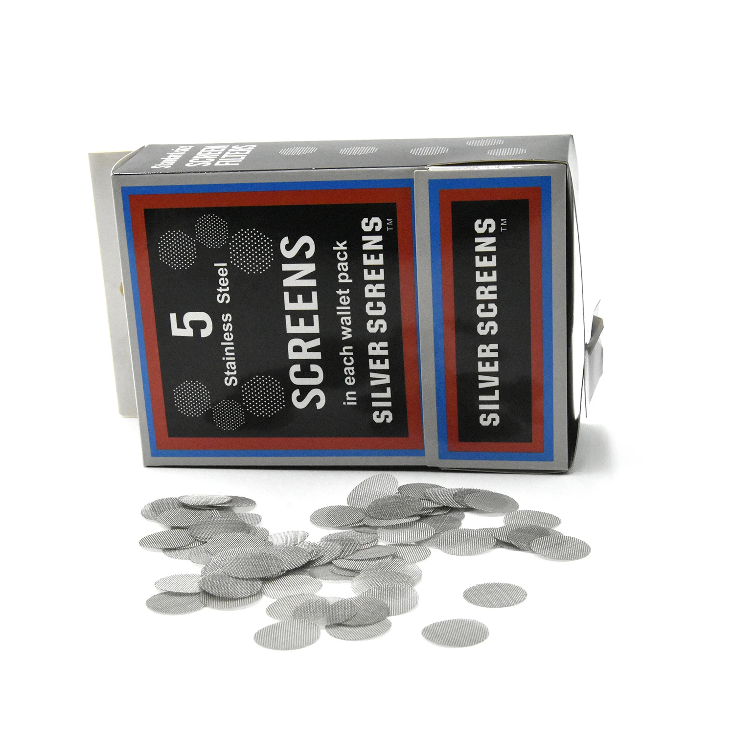 Round 15mm 16mm 19mm 21mm Stainless Steel  Tobacco Strainer Smoke Pipe Screen Smoking Air Filter Disc