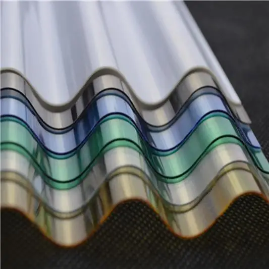 colored greenhouse roofs plastic polycarbonate corrugated sheet