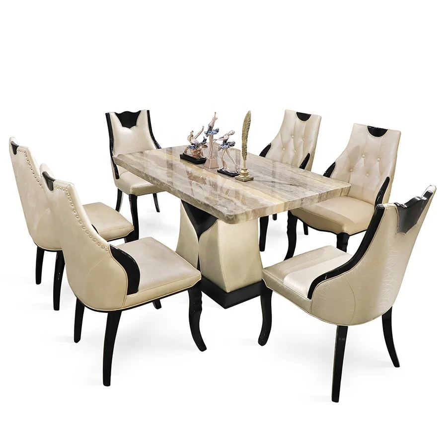 wooden dining table and chairs set luxury