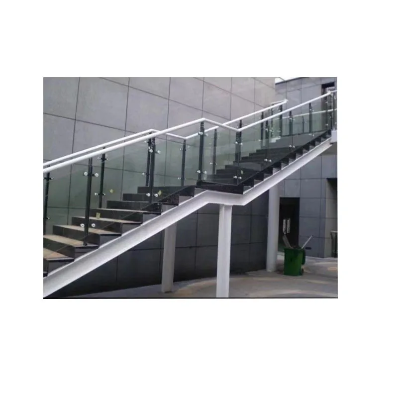 Steel Structure Hot Galvanized Iron Steel Structure Stairs With Checkered Plate Step