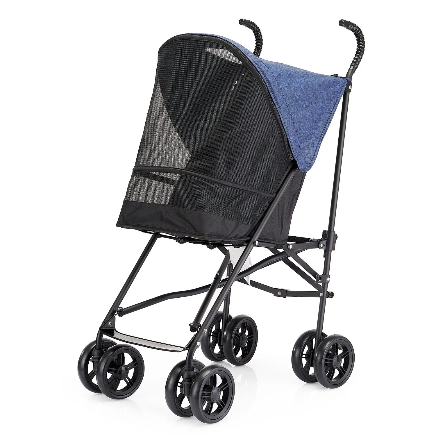 
High Quality Folding Four wheeled Travel Carrier Carriage Pet Stroller For Dogs And Cat 