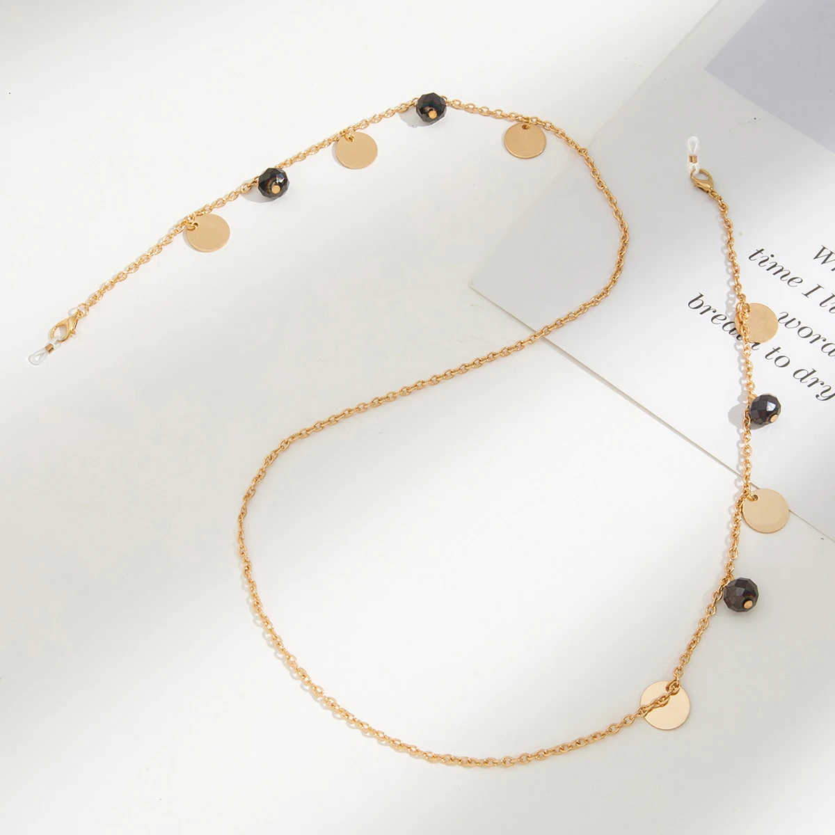 Fashionable Colorful Stone Sunglasses Chain Bead Glasses Chain Glass Chain Eyewear Accessories