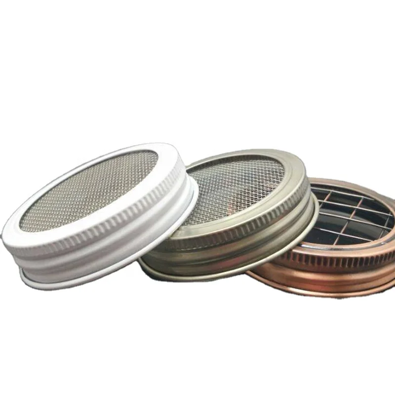70mm 86mm metal sprouting lid, frog flower metal lid