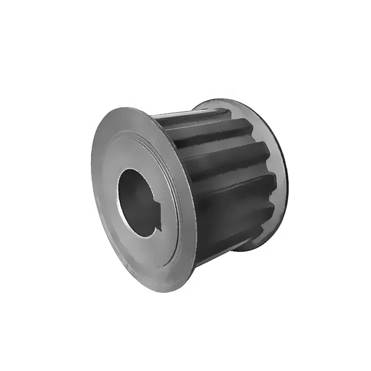 
High Quality Manufacturer Supply Sinter Steel Alloy Flange 15 Teeth Keyway Hole Timing Belt Pulley 