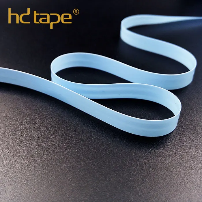 Eco-friendly blue colored stretchy stink-proof soft mobilon tpu elastic tape