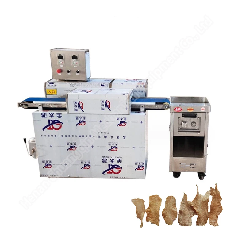 Chicken breast fillet burger machine conveyor type fresh cube cutter slicer meat cutting