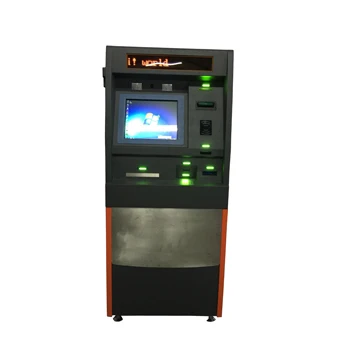 High Safety Self service Windows 10 free standing ATM with cash dispenser and bill acceptor