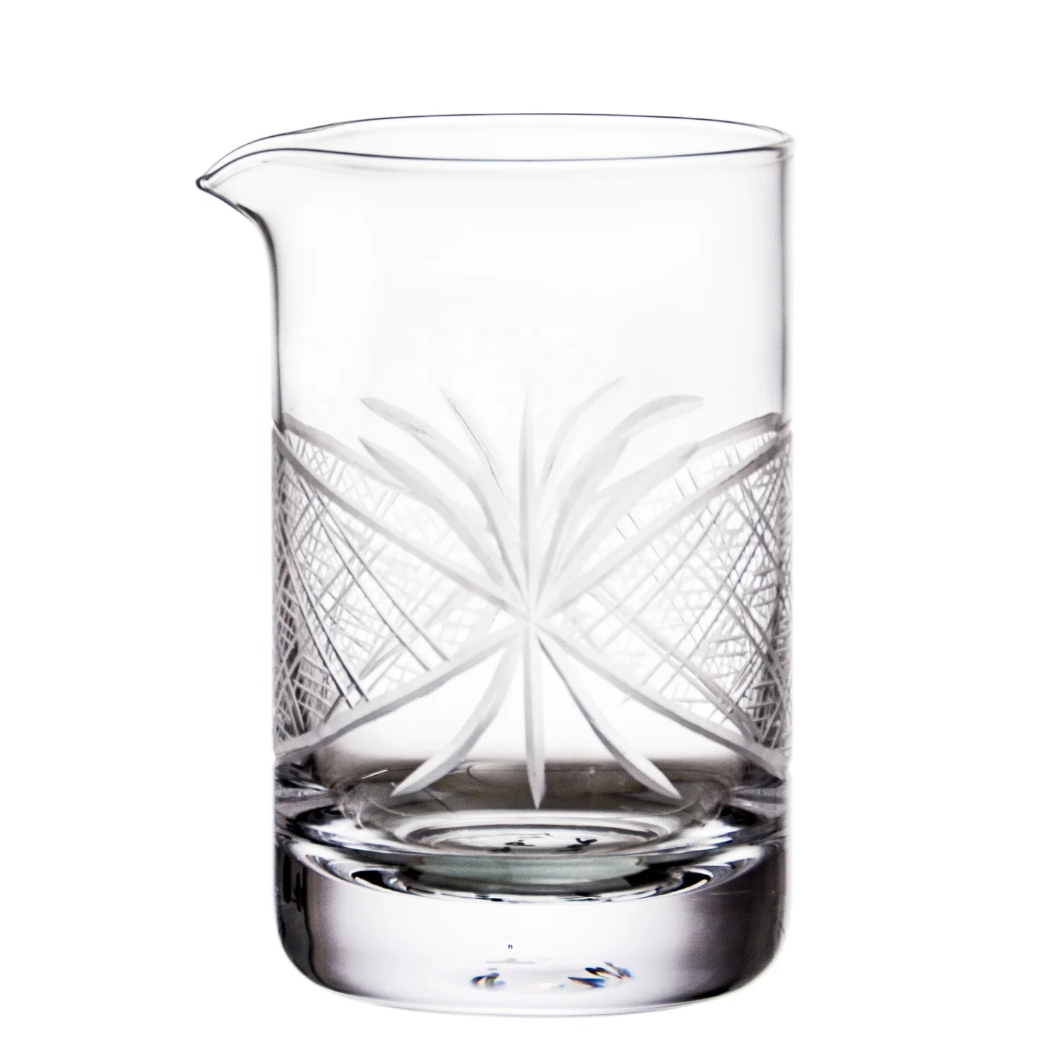 
Bar Tools Handmade High Quality 500 ml Engraving Bar Glassware Crystal Cocktail Mixing Glass 