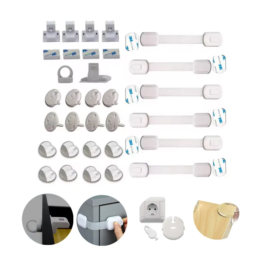 Factory Custom Baby Proofing Kit Wholesale Kid Product Toddler Child Safety Cabinet Locks