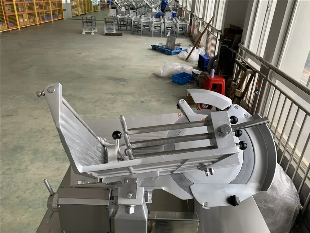 Electric Vertical Stainless Steel Commercial Automatic Cutting Machine Cheese Mutton Beef Ham Frozen Meat Slicer Slicing Machine