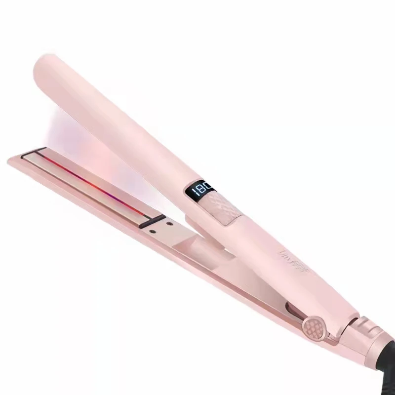 Tinx New Design Temperature Adjustable Ceramic Tourmaline Ionic 2 in 1 Flat Iron  Hair Straightener