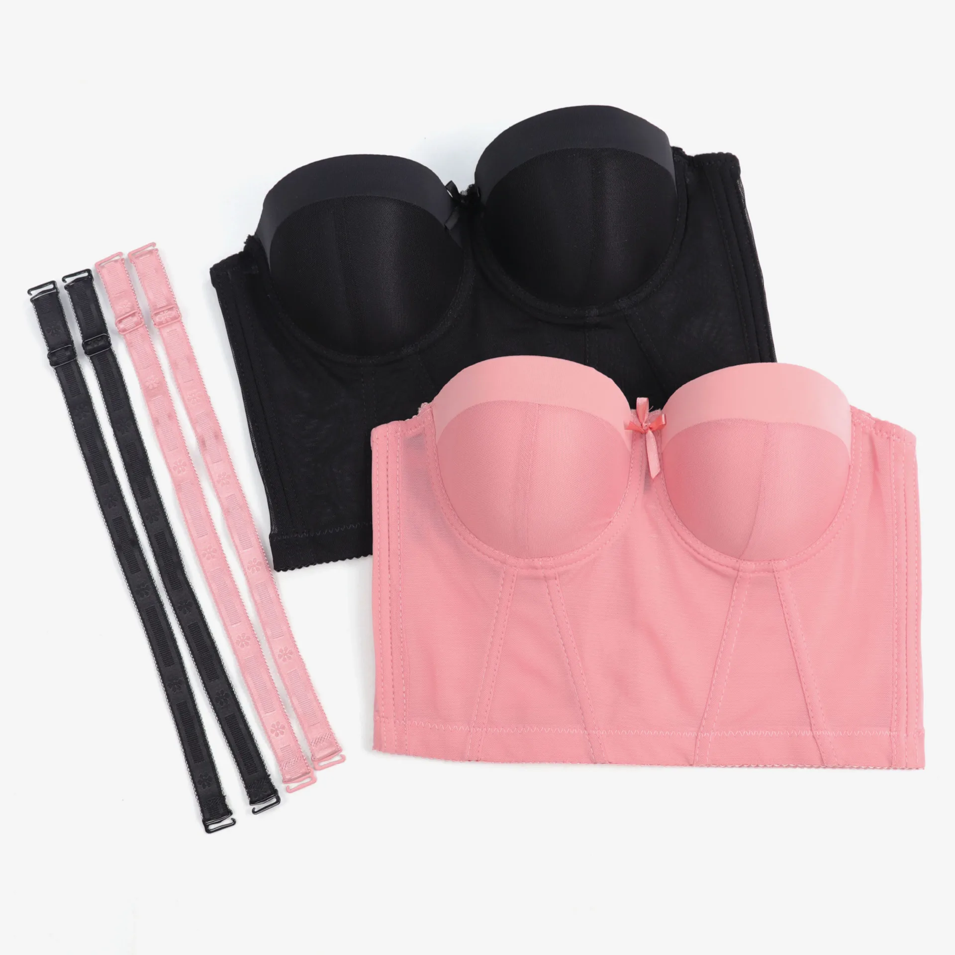 hot sale Corset Bra Top For Women Padded Bra Push Up Demi Bra Half Cup Sexy Brassiere 34B 36B 38B