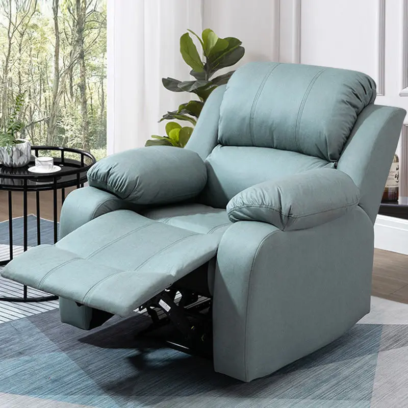 Customize Leather/PU/Fabric Material Adjustable Leisure Single Power Electric Cinema Recliner Large Sofa Chair for Commerical