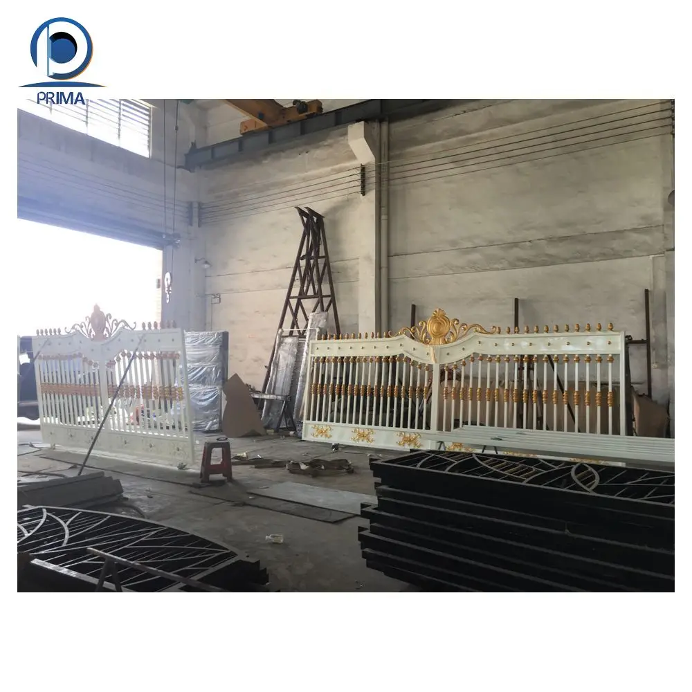 Prima Main Entrance Front Door Security for Exterior Europe Style Wrought Iron Door High Quality Wrought Iron Gates Door