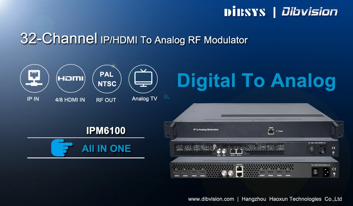Catv headend 64 в 1 модулятор цифровой ip-аналоговый ntsc до 32 каналов