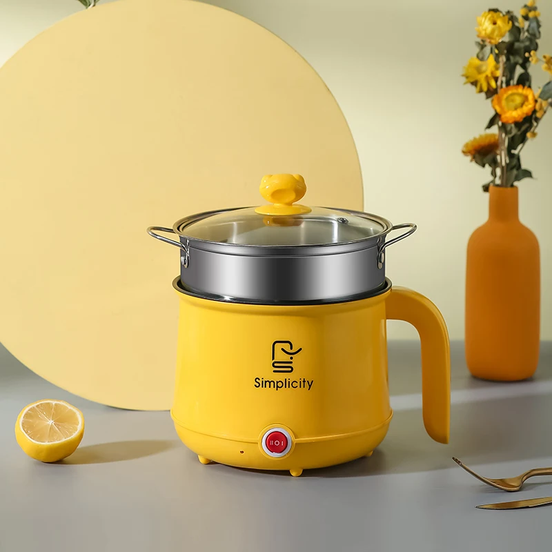 Dormitory Portable Electric Pot and Multifunctional Home Electric Cooker Pot With Non-stick Small Electric Pot Household cooker