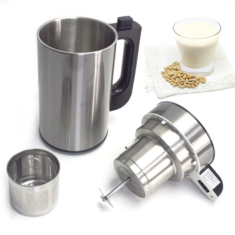 High Quality Soy Milk Machine Home Use Nut Soy Bean Milk Maker 800W  Soup Maker Stainless Steel Liner Nut Milk Maker