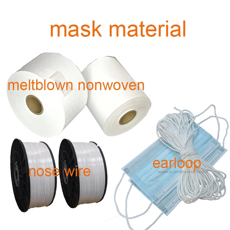 kn94 mask face mask disposable masking original 3mm round earloop,elastic earloop 2.5mm connected,earloop yarn