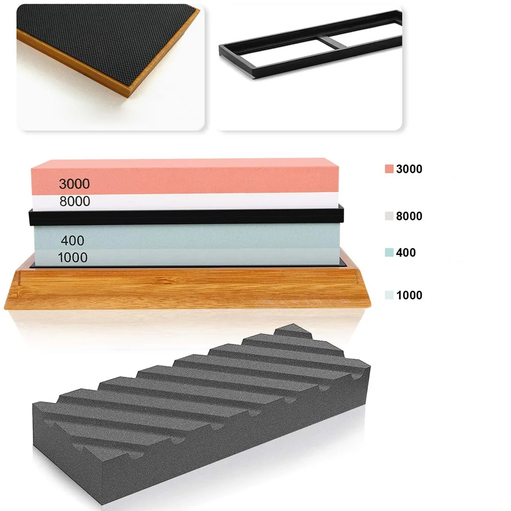 Wholesale whetstone knife sharpening stone set for home