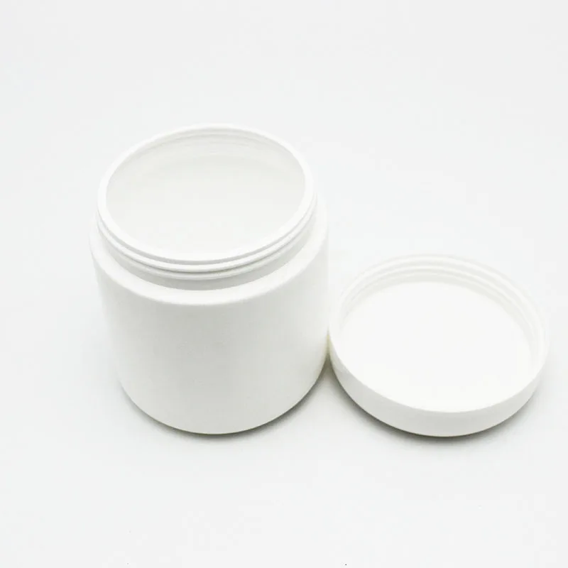 250g Plastic HDPE Food Storage Container Jar Kitchen Bulk Sealed Cans Refrigerator Multigrain Tank Container for Cereal Pot