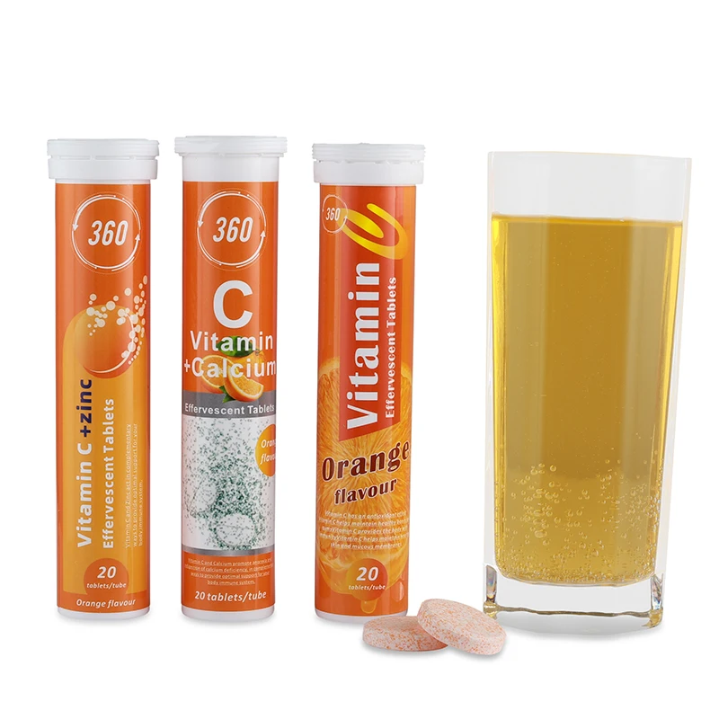 Hot selling vitamin C effervescent tablets enhance body resistance