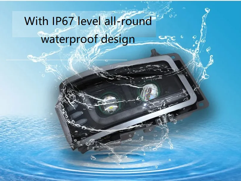 Suitable for Sinotruk Howo Full LED headlights WG9719720001 WG9719720002