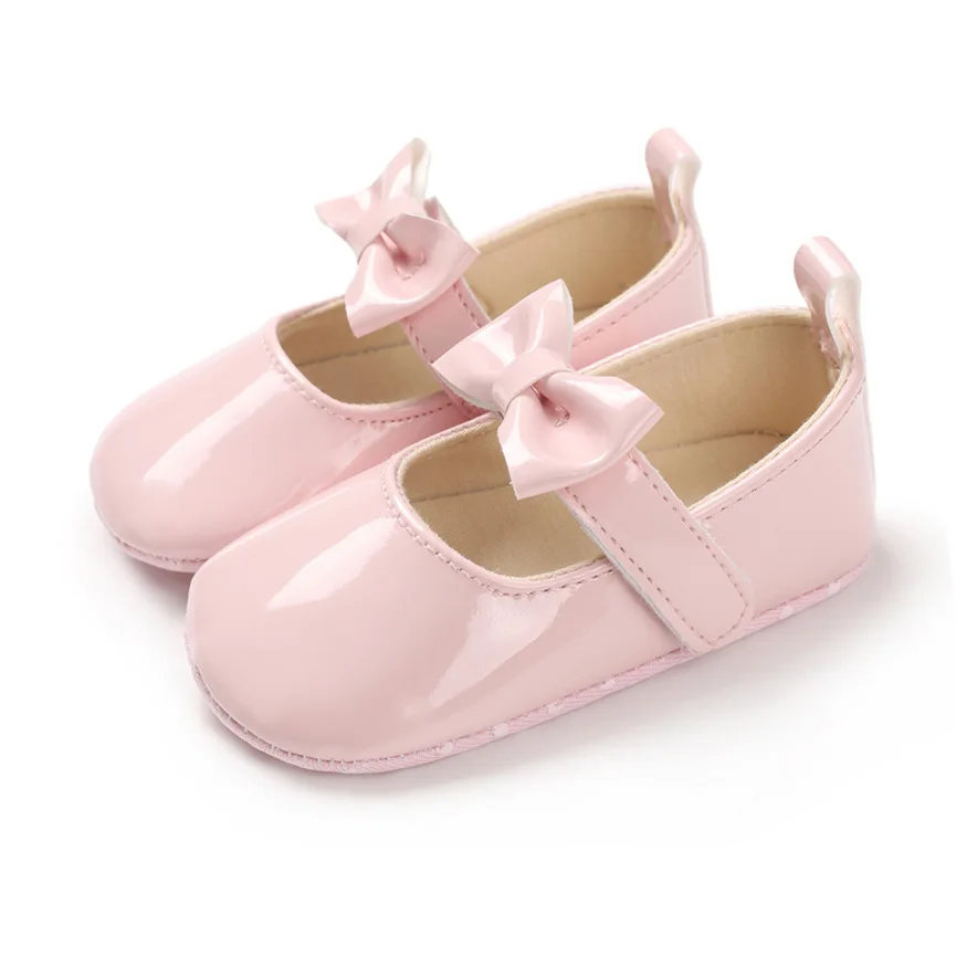 Non Slip Baby Shoes Bow Shaped Soft Soles Non Slip Walking Shoe Princess Shoes