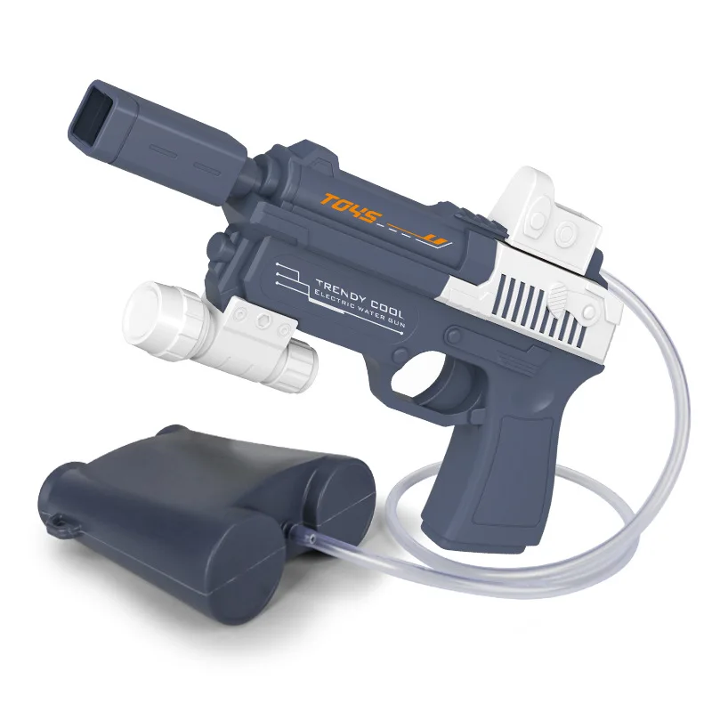 2020 Best Selling  plastic Full- automatic backpack  toy gun Electric watergun summer outdoor  for children