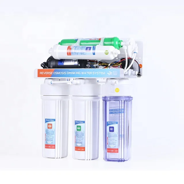 chinese water purifier filter  6 stage alkaline ro system water purifier osmosis household water filter factory in china
