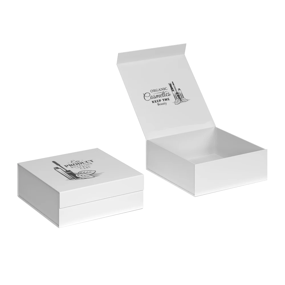 wholesale custom print logo magnetic folding box with magnetic lid for party wedding gift foldable packaging box